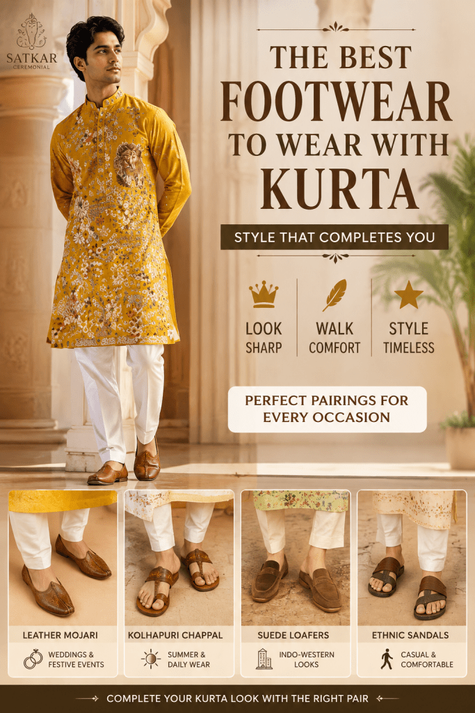 Footwear to Wear with Kurta