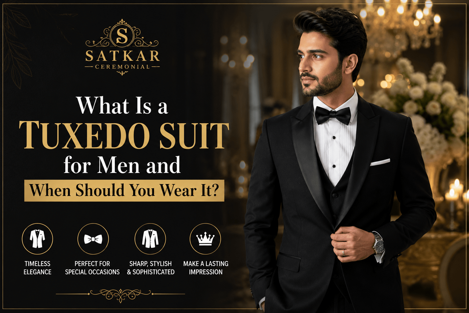 What Is a Tuxedo Suit for Men and When Should You Wear It?