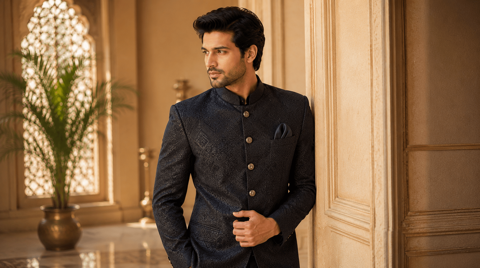 Bandhgala Suit for Men Work