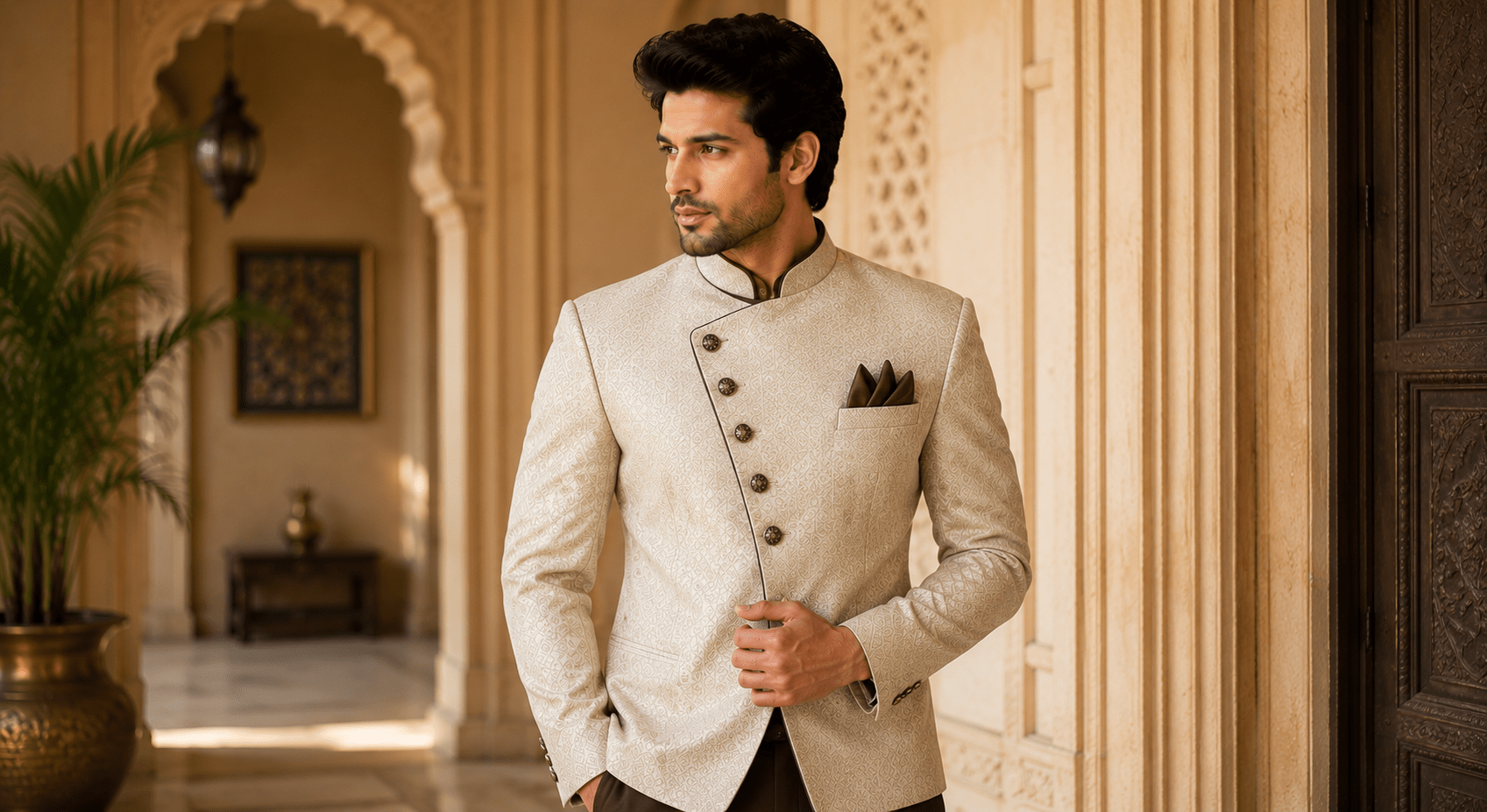Bandhgala Suit for Men Work