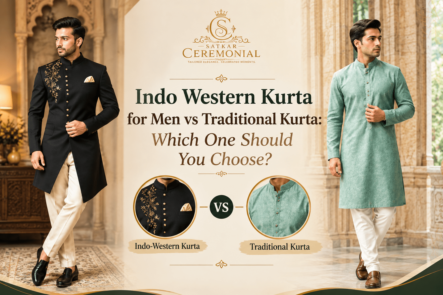 Indo Western Kurta for Men